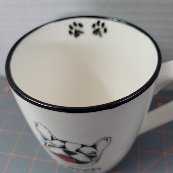 French Kisses French Bulldog Dog Mug for your Valentine - Picture 7 of 11